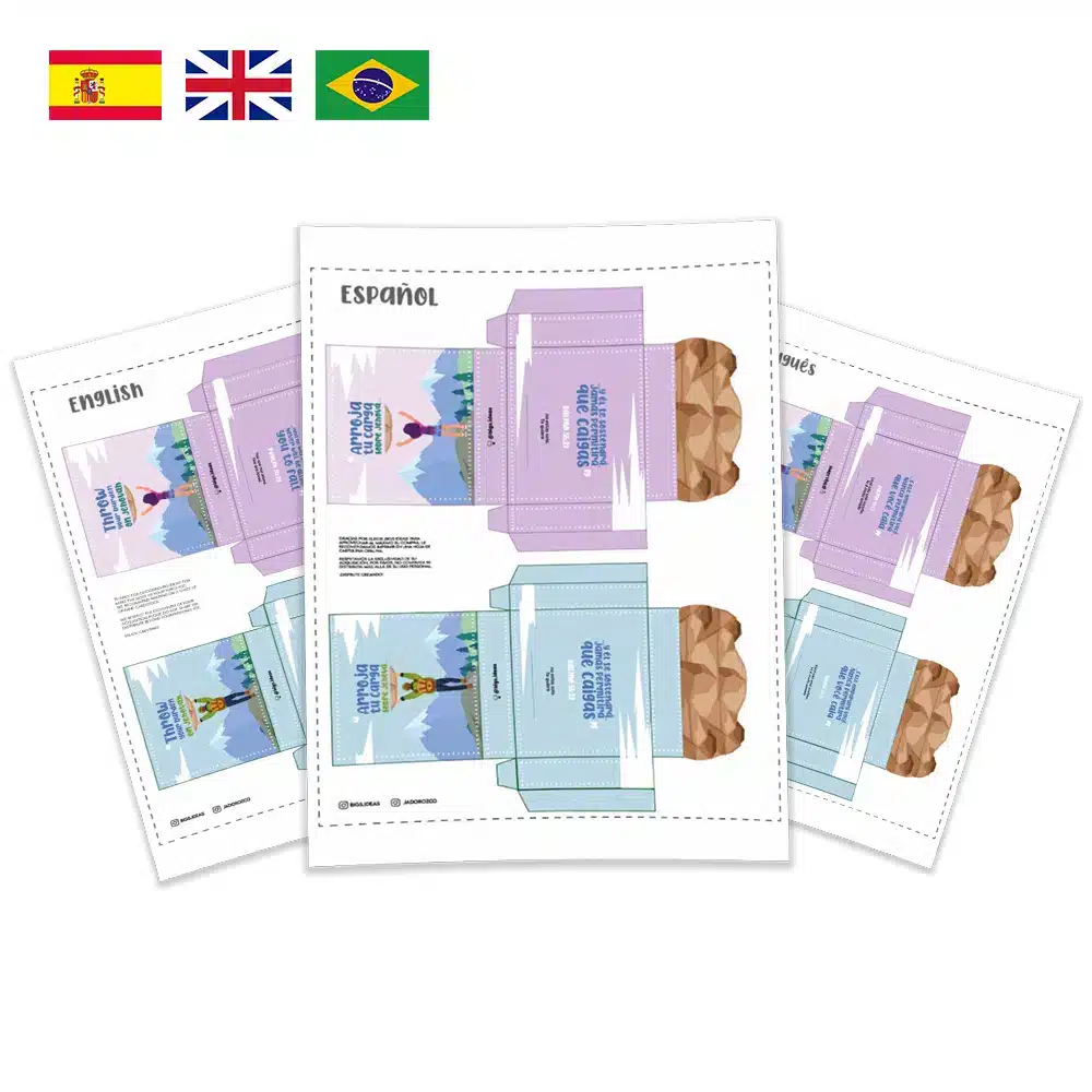 Caja armable para Imprimir "Arroja tu carga" - Imagen 2
