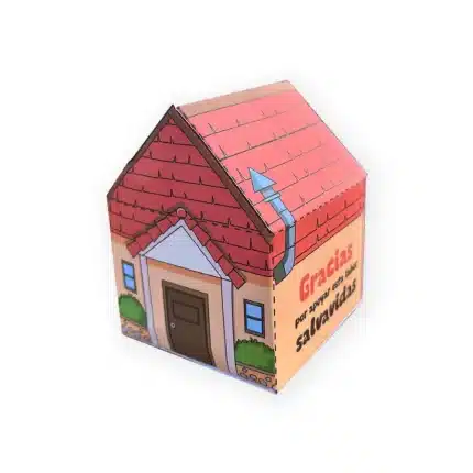 Caja casa en casa