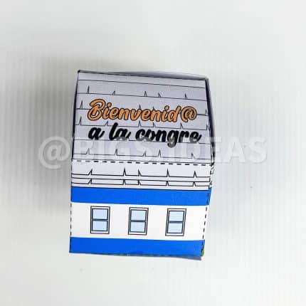 Caja Bienvenida salón