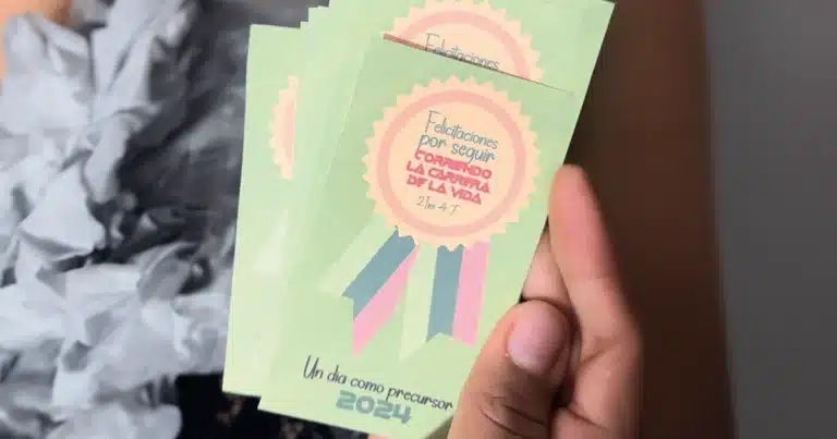 Medalla carrera por la vida