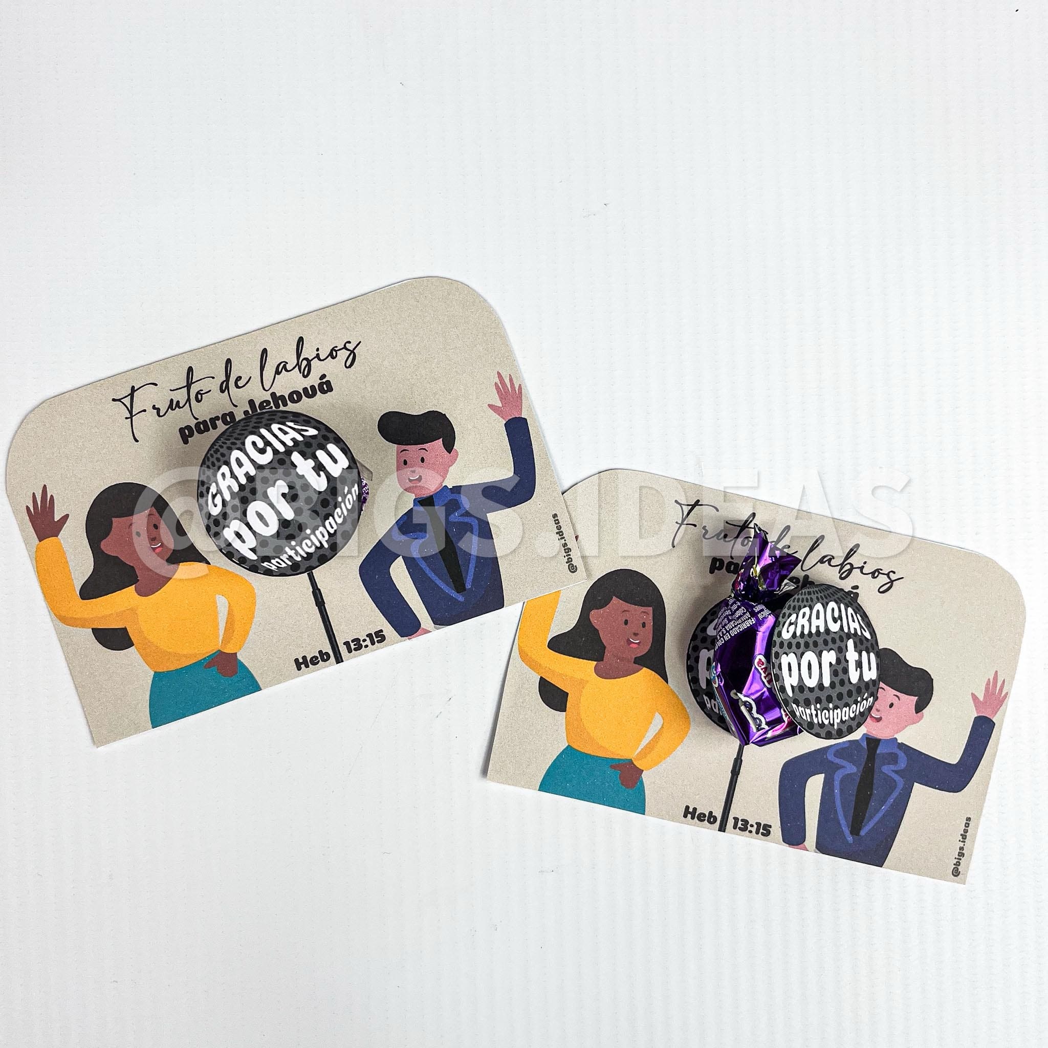 Tarjeta gracias por tu participación - Imagen 3