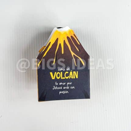 Caja amor ardiente como Volcán