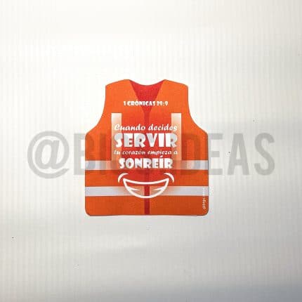 Tarjeta Servir te hace Sonreir