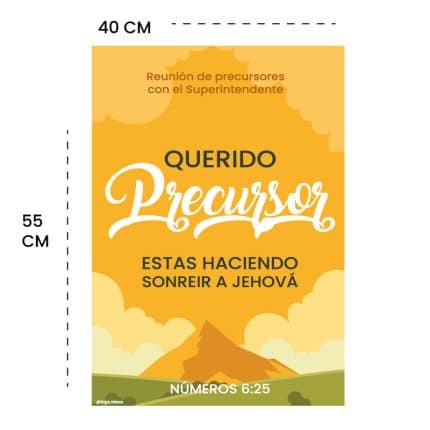 Poster Precursor "Hacer sonreir a Jehová"