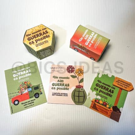 Regalos campaña Un Mundo sin Guerras