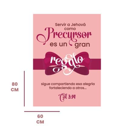 Poster precursores un regalo